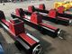 Lead Screw Pipe Welding Rotator Rubber And Steel Wheel Welding Roller Beds 20T Load Capacity