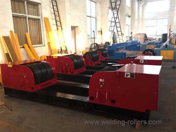 Rulli resistenti rossi della saldatura del tubo, carro armato di capacità di 200 tonnellate che gira Rolls